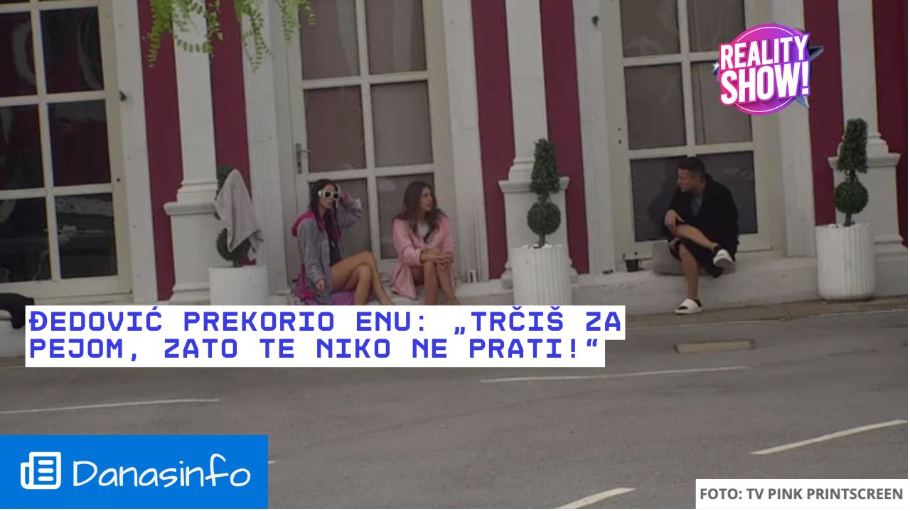 Đedović prekorio Enu Trčiš za Pejom, zato te niko ne prati!