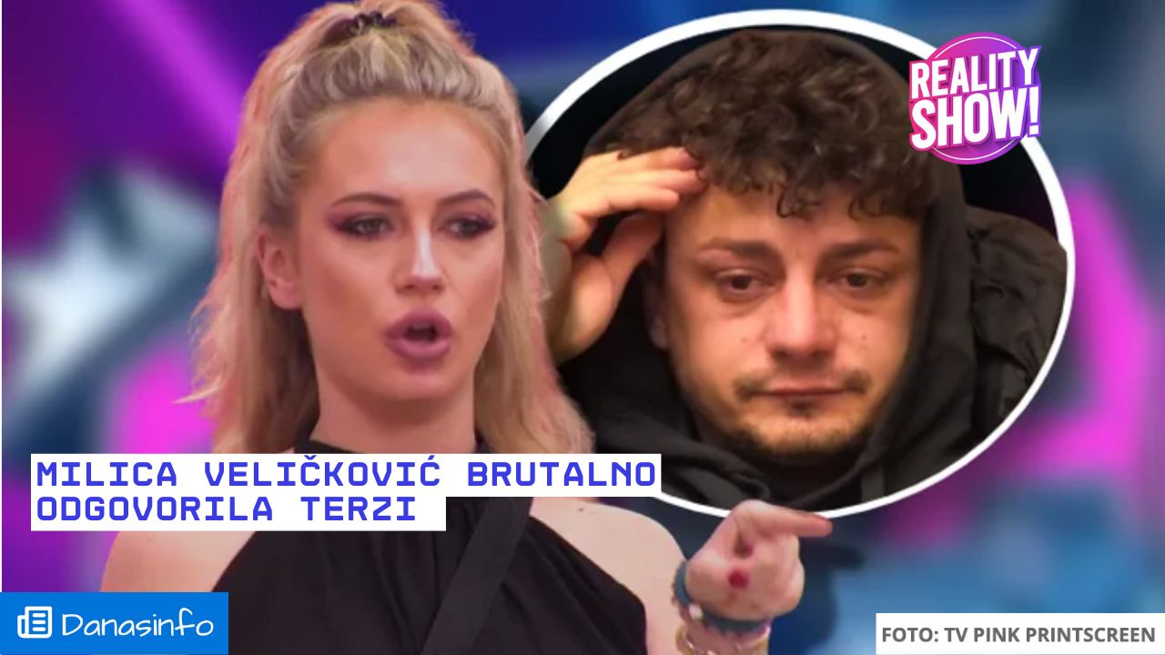 Milica Veličković brutalno odgovorila Terzi