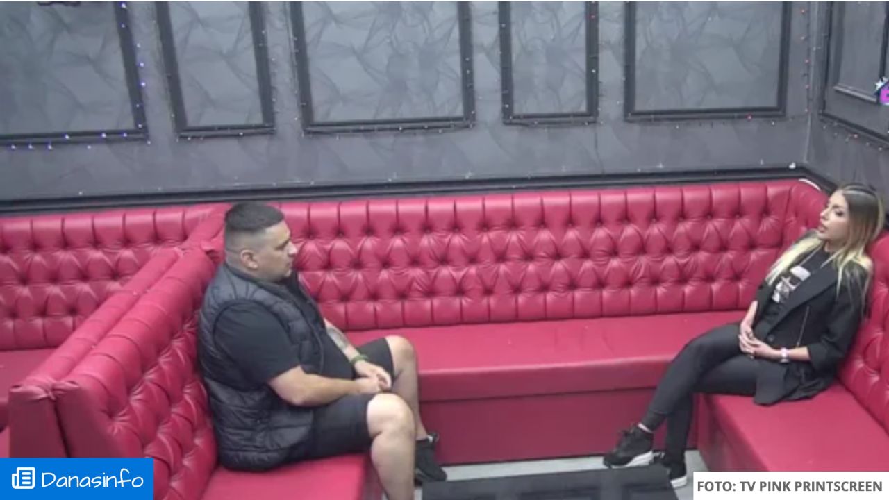 Nenad Macanović Bebica sa voditeljkom Ivanom Šopić