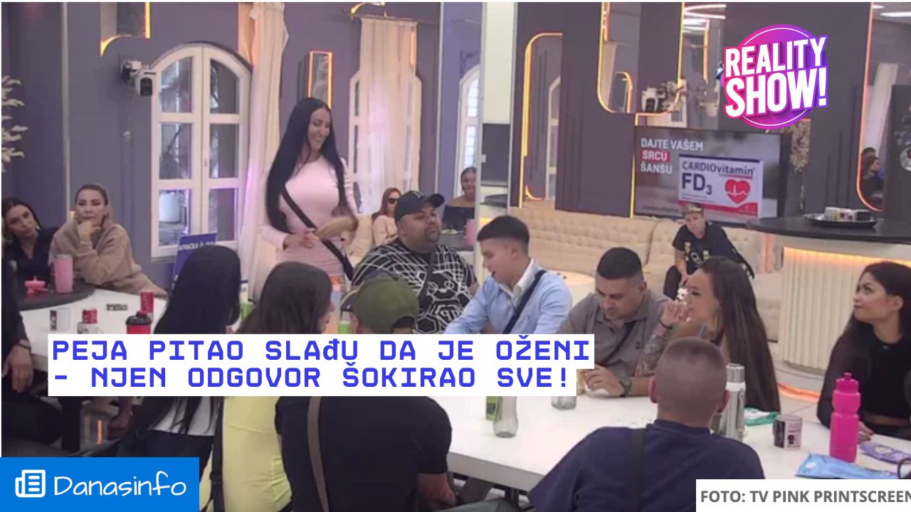 Elita 8 - Peja pitao Slađu da je oženi – njen odgovor šokirao sve!