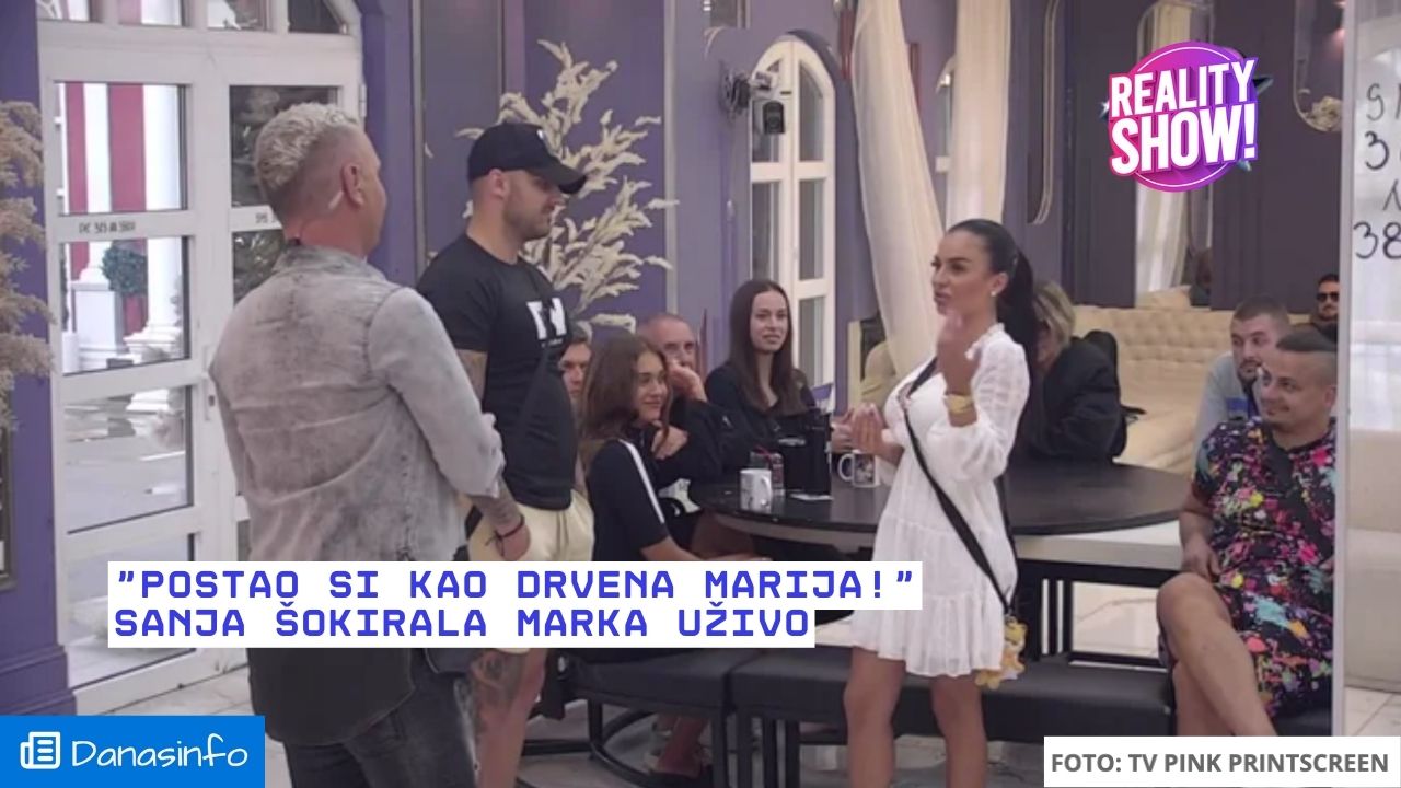 Postao si kao drvena Marija! – Sanja šokirala Marka uživo