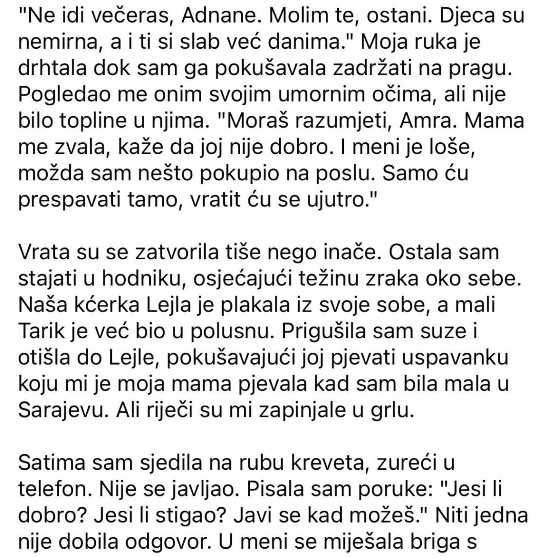 Nisam samo bolestan: Noć kad sam izgubila sve - featured image