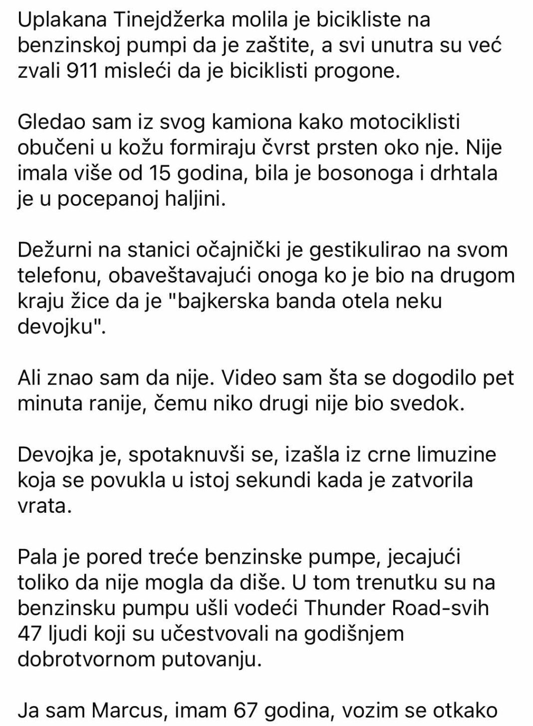 Biciklisti Su Okružili Uplakanu Devojku Na Benzinskoj Pumpi I Svi Su Pozvali 911 - featured image