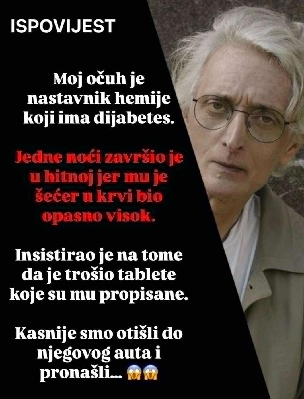 “Moj očuh je nastavnik hemije koji ima dijabetes” - featured image