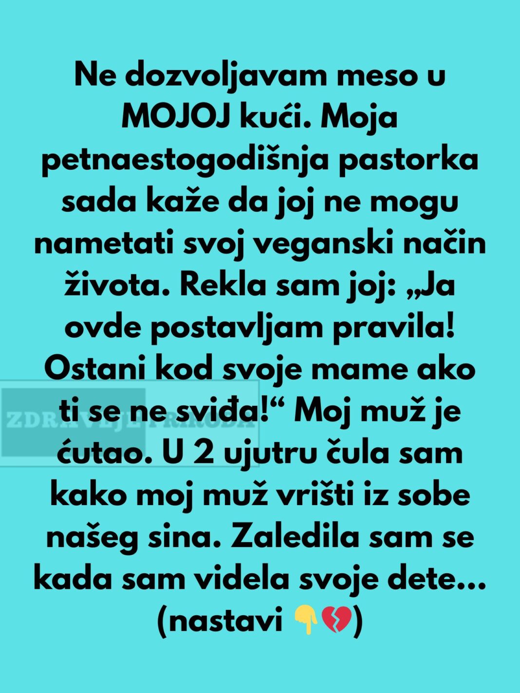 Ja odlučujem šta moja pastorka sme da jede u MOJOJ kući - featured image