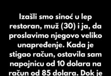 Uzela sam nazad napojnicu zbog bezobraznog ponašanja konobara Uzela sam nazad napojnicu zbog bezobraznog ponašanja konobara - featured image