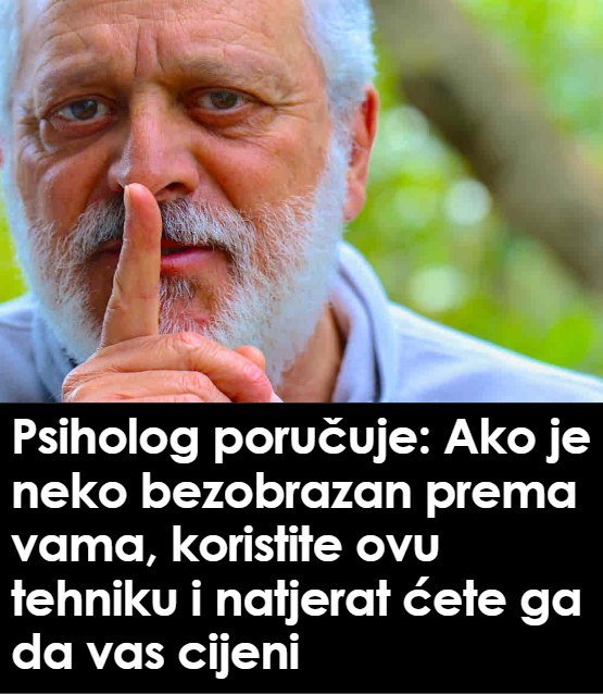 PSIH0L0G P0RUČUJE: Ako je neko BEZ0BRAZAN prema vama, koristite 0VU tehniku i natjerat ćete ga da vas cijeni - featured image
