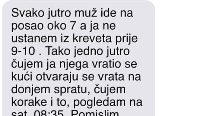 Moram priznati da moj suprug na posao odlazi oko 7 sati ujutro, dok ja inače ne ustajem iz kreveta do 9-10 sati. Moram priznati da moj suprug na posao odlazi oko 7 sati ujutro, dok ja inače ne ustajem iz kreveta do 9-10 sati. - featured image