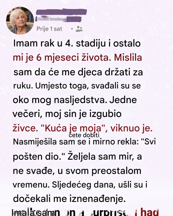 Imam još šest meseci života i upravo sam donela odluku koju mi deca nikada neće oprostiti - featured image Imam još šest meseci života i upravo sam donela odluku koju mi deca nikada neće oprostiti - featured image